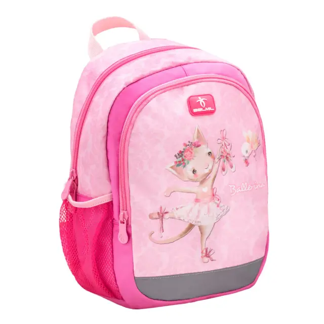 Belmil Kiddy Plus Σχολική Τσάντα Πλάτης (33x23x13) Ballerina 3054ABAL 2