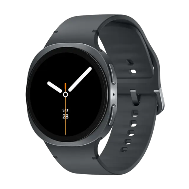 Samsung Galaxy Watch8 Aluminium 44mm Αδιάβροχο με Παλμογράφο (Dark Gray) 2
