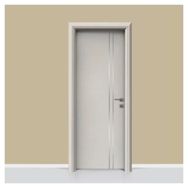 Πόρτα εσωτερική laminate με inox στοιχεία σχέδιο 211