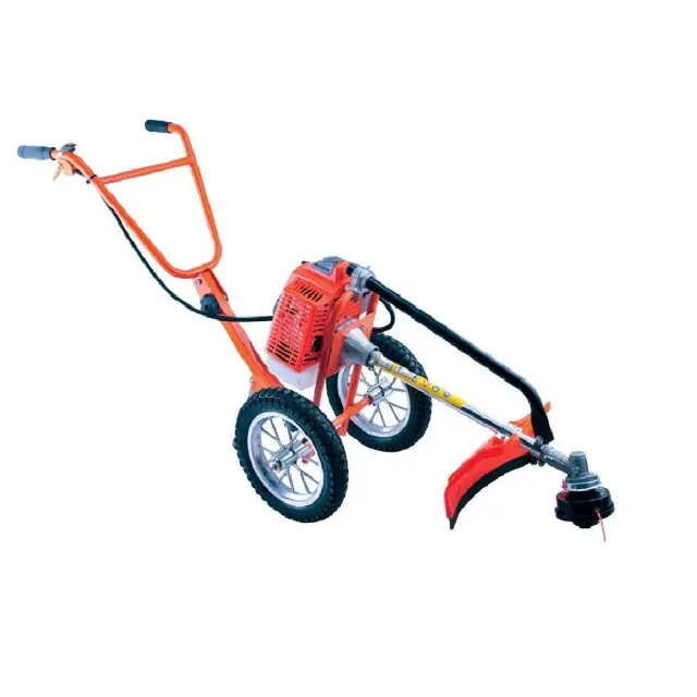 Gardy Δίχρονο Βενζινοκίνητο 3hp Τροχήλατο Θαμνοκοπτικό Χορτοκοπτικό με Ρόδες 13kg / GUKW62