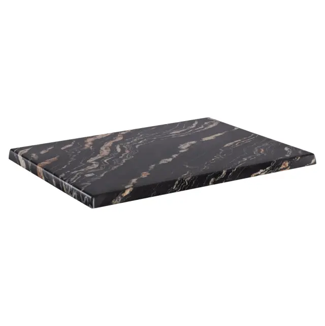 ΕΠΙΦΑΝΕΙΑ ΤΡΑΠΕΖΙΟΥ ΟΡΘΟΓΩΝΙΑ 5787 WERZALIT 120X80εκ. BLACK GOLD MARBLE FB95630.15 3
