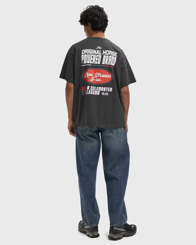 LSE_VINTAGE FIT GR TEE BLACKS - LSEVINTAGE FIT GR TEE HORSEPOWER BRAND 3 PHANTOM BODY Black 2