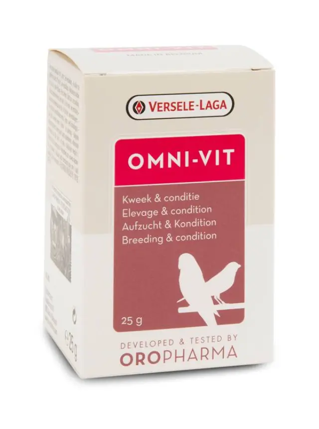 Versele Laga Oropharma Omni-Vit για Γενική Υγεία & Ευεξία Πουλιών 25gr 2