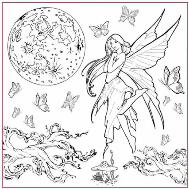 Ριζόχαρτο Napkin Silhouette Stamperia, 50x50cm Fairy