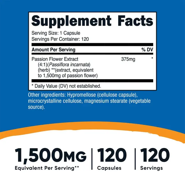 Nutricost Passion Flower Extract 2