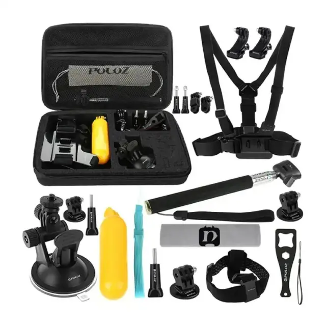 Puluz 20 in 1 Ultimate Combo Kit Γενικής Χρήσης για X4 / Osmo Action 5 Pro / Osmo Action