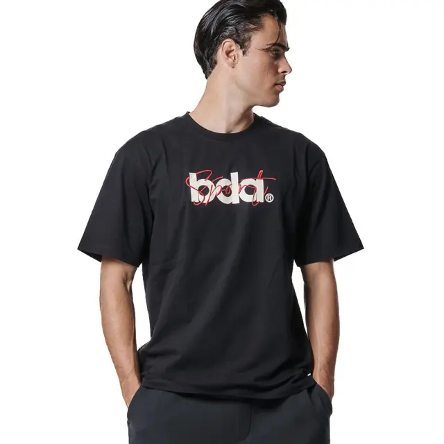 Body Action Cotton Jersey T-Shirt (053432-01-Black) - Μαύρο - S