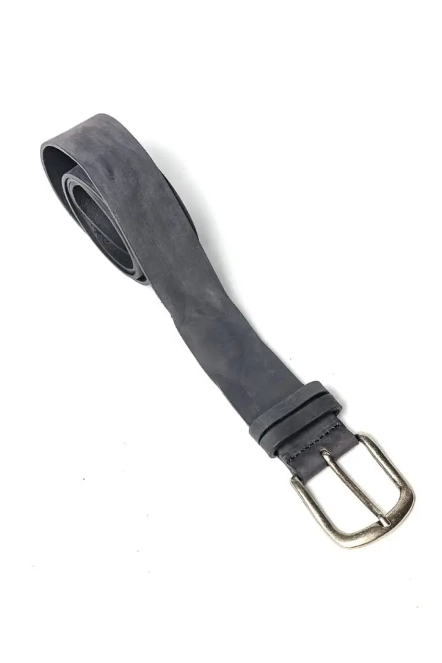Devergo Δερμάτινη Ζώνη 8092 - Anthracite Grey - 105 3