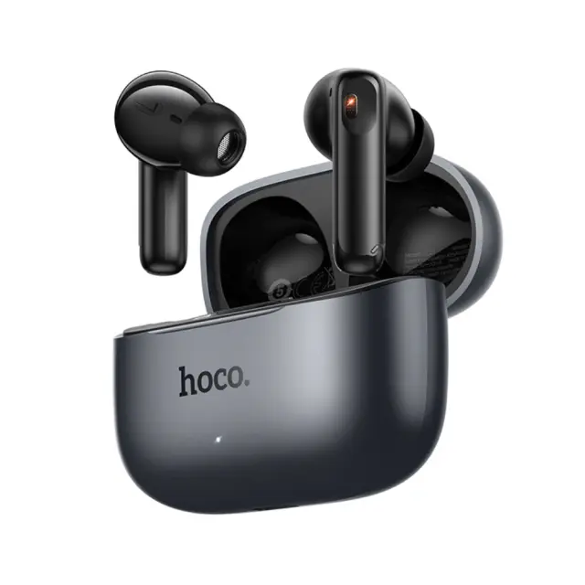 Wireless Hands Free Hoco EQ27 Fun ANC+ENC v5.4 320mAh 7 Ώρες Λειτουργίας και AI Μετάφραση σε 134 Γλώσσες Μαύρα
