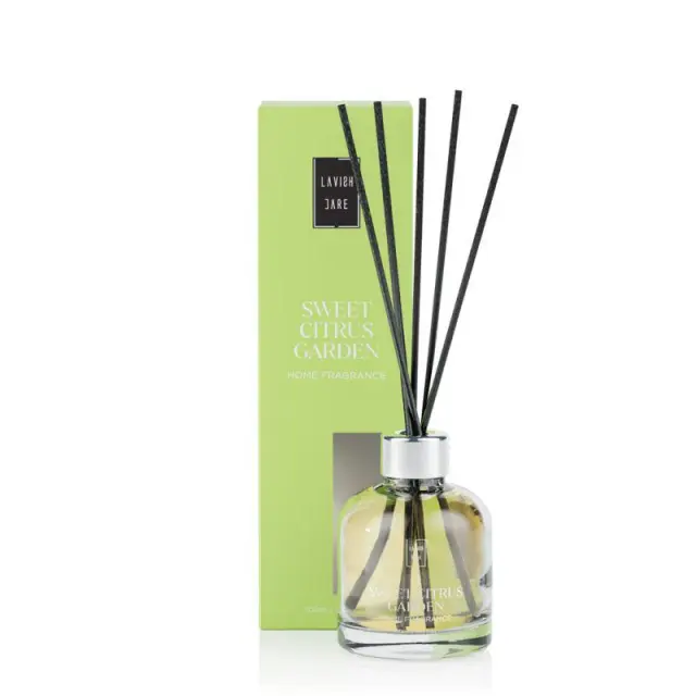 Lavish Care Home Fragrance Sweet Citrus Garden Αρωματικό Χώρου με Sticks με Νότες Περγαμόντου και Βανίλιας, 100ml