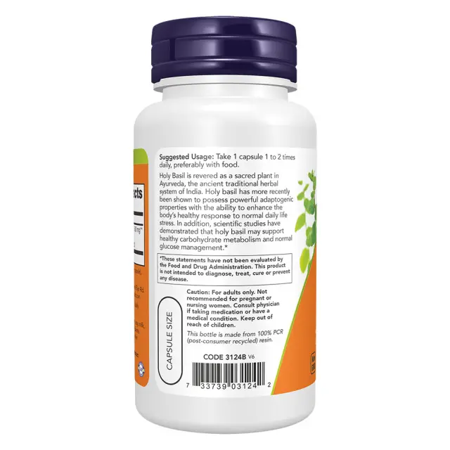 Now Foods Holy Basil Extract 500 mg 3