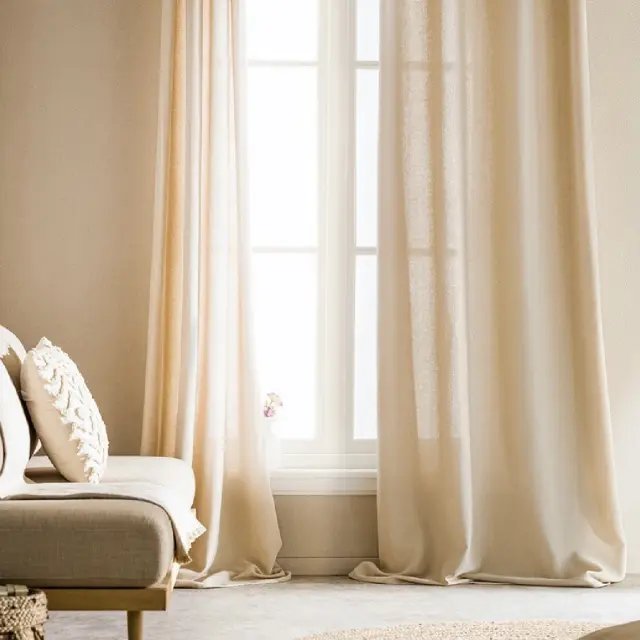 ΚΟΥΡΤΙΝΑ ΜΕ ΤΡΟΥΚΣ 140X 280CM GOFIS HOME PUNTO Μπεζ 436/ 06