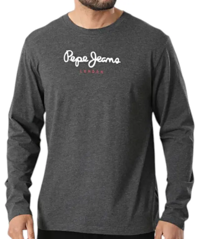 Pepe Jeans - Ανδρική Μπλούζα Φούτερ Eggo Long PM5010312-963 Γκρι 2