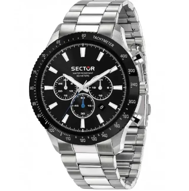 Sector 270 Chronograph Men's Watch Silver Stainless Steel R3273778006