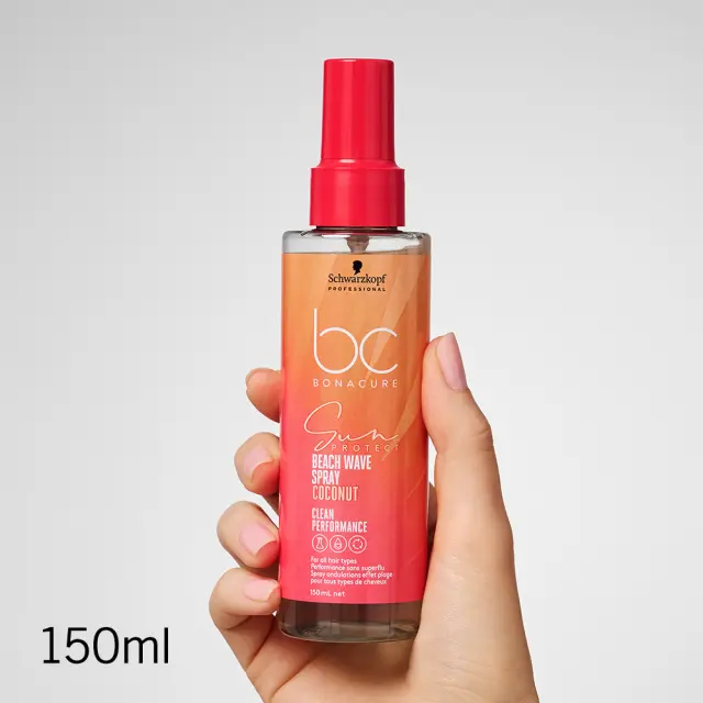 Schwarzkopf Professional BC Bonacure Sun Protect Beach Wave Spray - Coconut 150ml 3