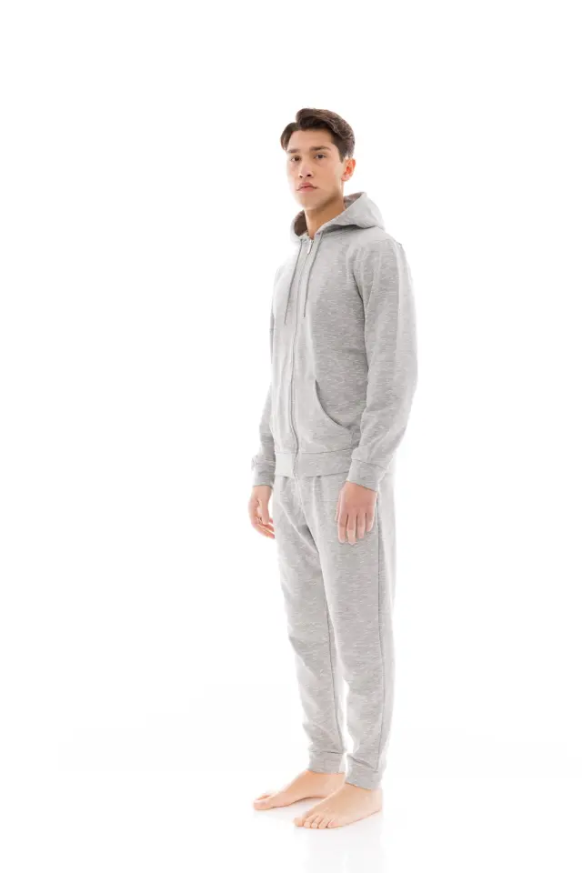 W-M615 - Grey - TRUCKSUIT ZIPPER GREY 3