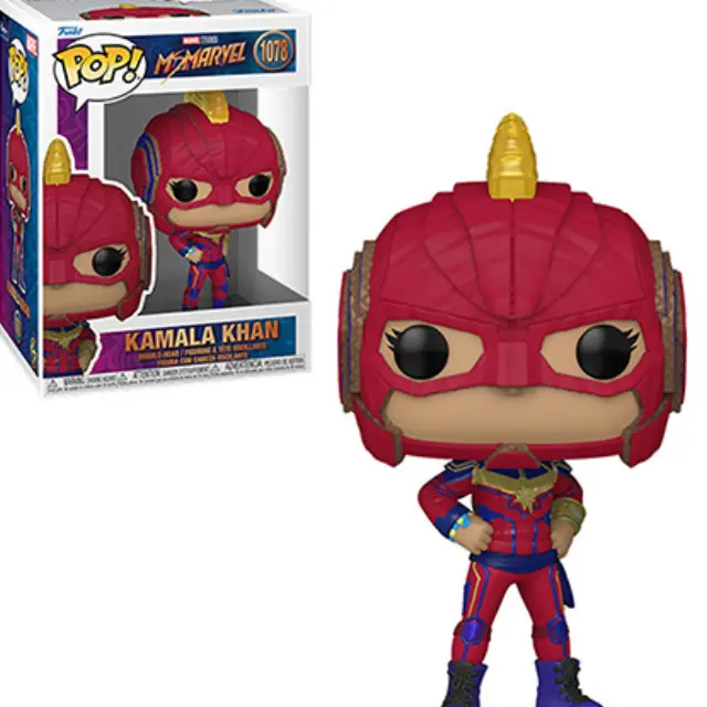 Funko Pop! Marvel: Ms. Marvel - Kamala Khan #1078 Bobble-Head Figure