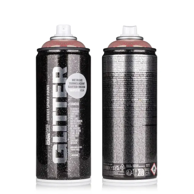 Montana Glitter Spray 400ml Glitter Silver 2