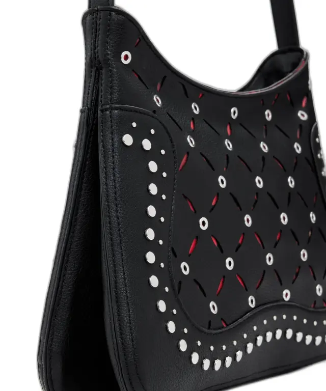 Desigual - Γυναικεία Τσάντα Ώμου Bag Yankee Manaos 25WAXP38-2000 Μαύρο 3