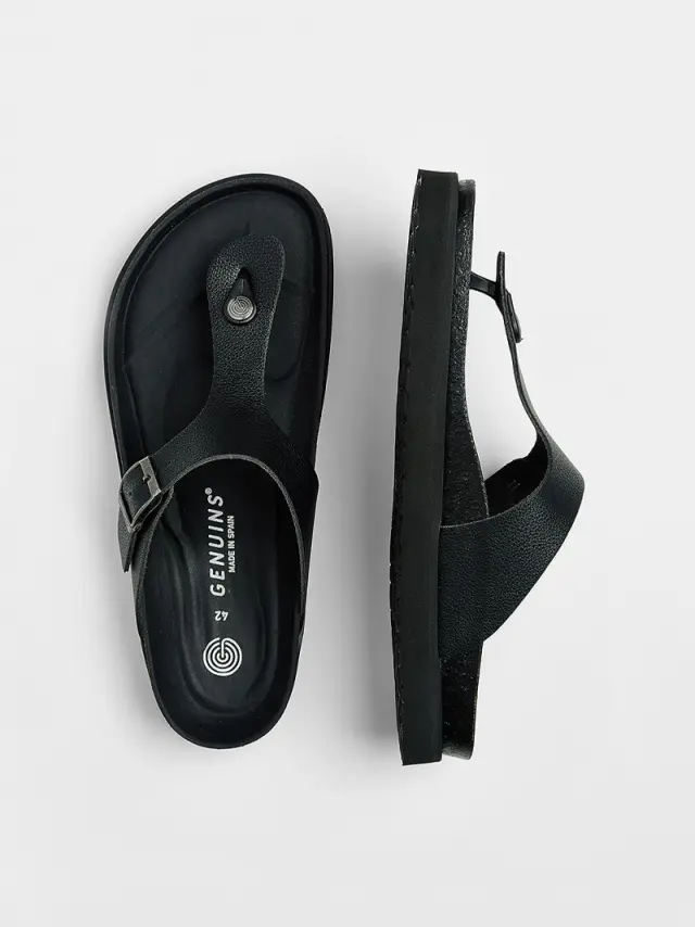 Genuins Πέδιλα Ανδρικό Άλλα Υλικά Μαύρο GEN/ROSAS ALPACA G105747 BLACK 3