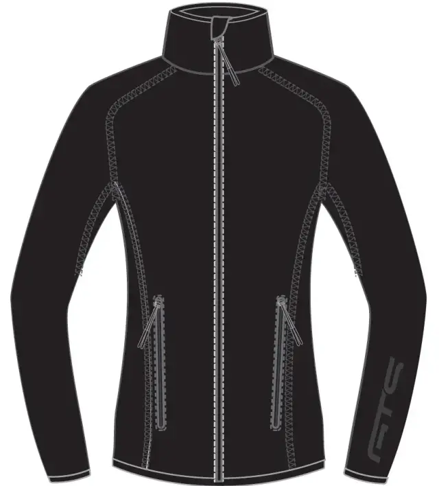 Ζακέτα GTS Γυναικεία Jacket Polar Fleece 308522L Black - 308552L-10 - 44 3
