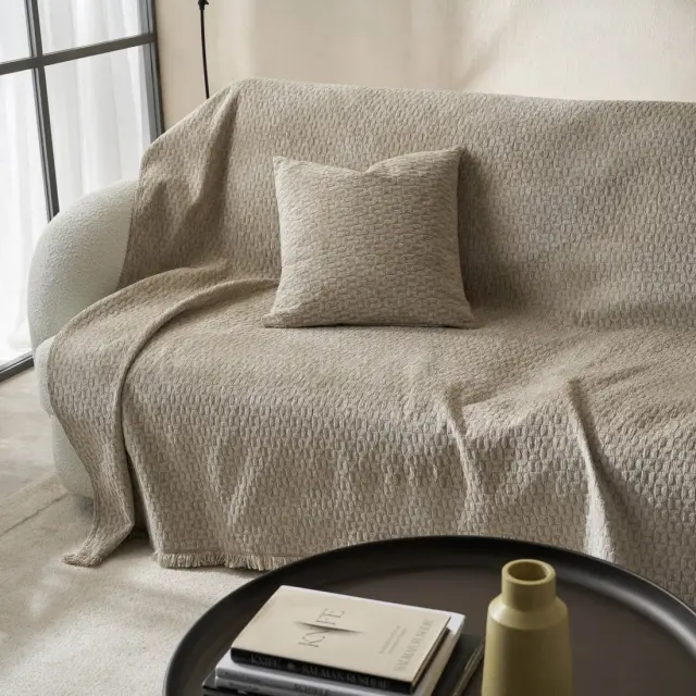 Ριχτάρι Τετραθέσιου Gofis Home Ondine 20-07-184-4/06 Beige 180x350 3