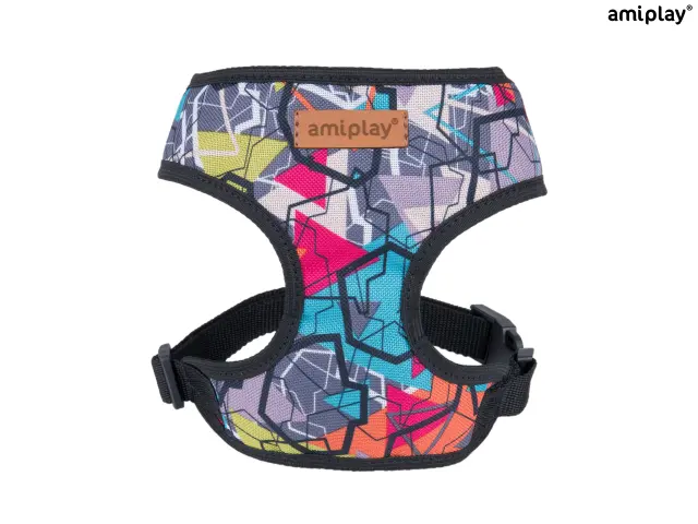 Amiplay- Σαμαράκι Σκύλου Harness Scout Abstraction - XLarge 45x55-70cm
