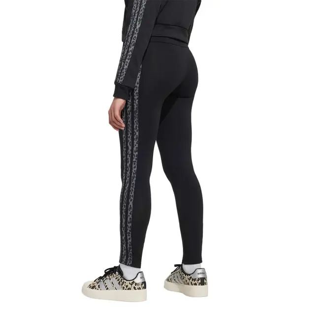 adidas Sportswear Girl's Animal Print 3Stripes Tight Μαύρο - Γκρι KC7207 (adidas Sportswear) 2