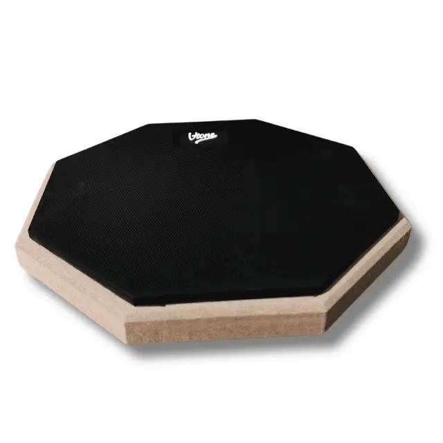 V-TONE PD12 BK practice drum pad 12 inches black M8 thread for stand 2