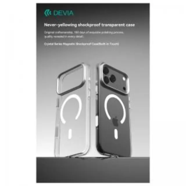 Θήκη PC Devia Apple iPhone Air Magnetic Shock Proof Built-in Touch Crystal Διάφανο N69870 3