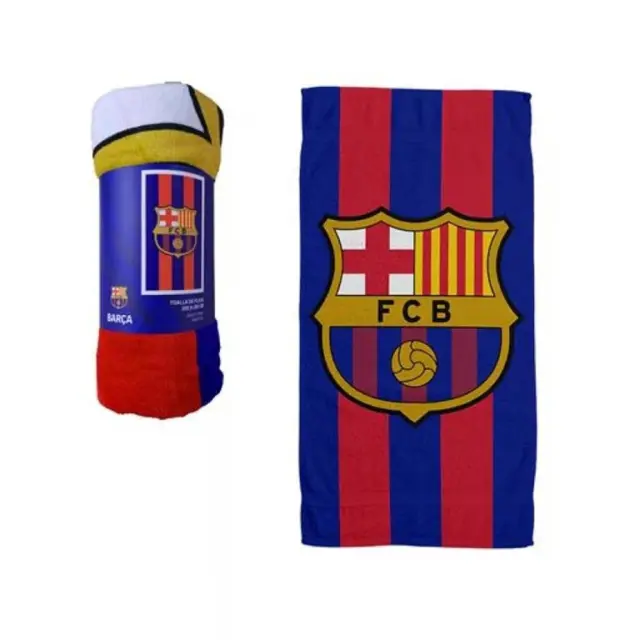 Πετσέτα θαλάσσης FC Barcelona beach towel “Blaugrana” cotton 70 x 140cm 118569 2