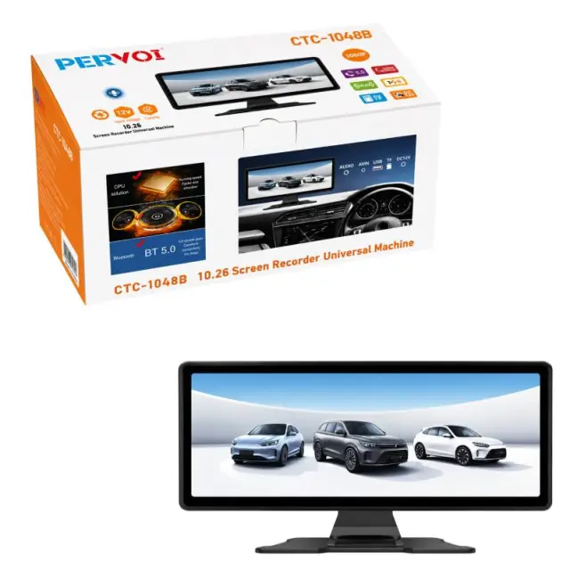 PerVoi Οθόνη Αυτοκινήτου 10.26" με Bluetooth, CarPlay & Android Auto CTC-1048B - Car Display with Bluetooth, CarPlay & Android Auto 014516