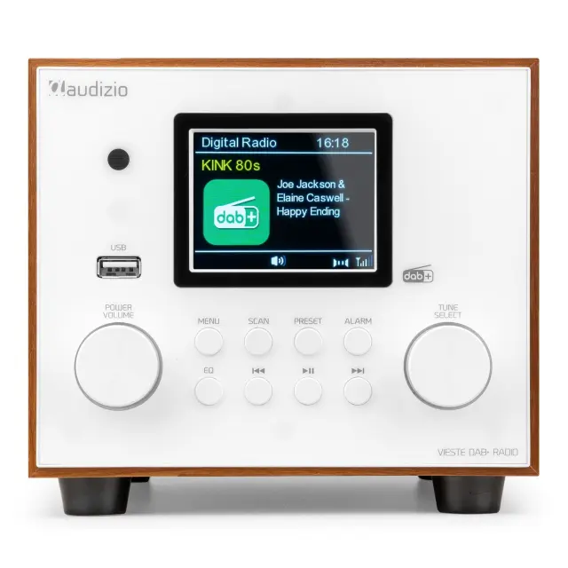 AUDIZIO VIESTE ΡΑΔΙΟΦΩΝΟ DAB+ ΛΕΥΚΟ 2