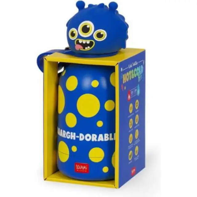 Legami Kids Bottle / Παιδικό Μπουκάλι Hot/Cold (θερμός) 310ml (3 σχέδια) Monster 3