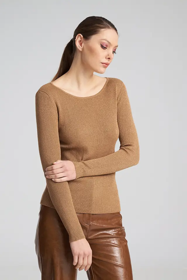 Minimal Πλεκτό με Λεπτή Υφή ANITA SWEATER - S 2