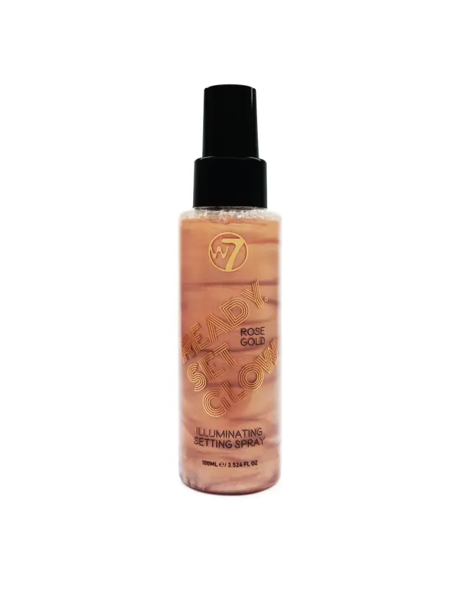 Ready Set Glow Setting Spray 100ml Rose Gold W7