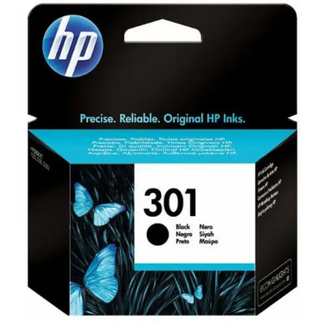 HP 301 Γνήσιο Μελάνι Εκτυπωτή InkJet Μαύρο (CH561EE)
