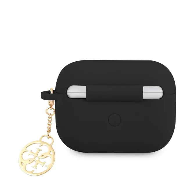 Guess 4G Charm Silicone Case for AirPods Pro Black 2