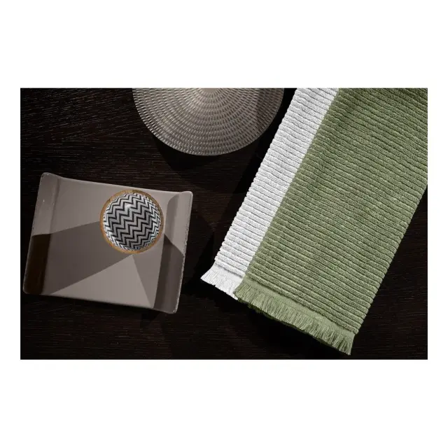 Σετ Πετσέτες Κουζίνας 2 Τεμαχίων Guy Laroche Tissus Khaki 40x60