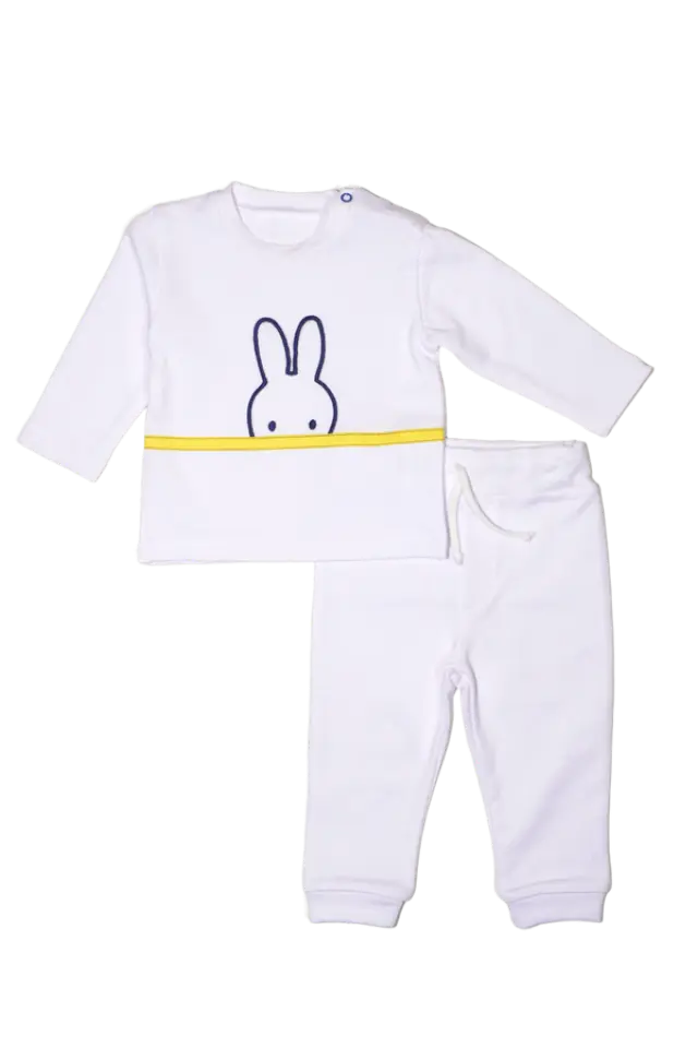 Σετ Φόρμας 2τ Λευκό 12 Mηνών Des.60 Miffy