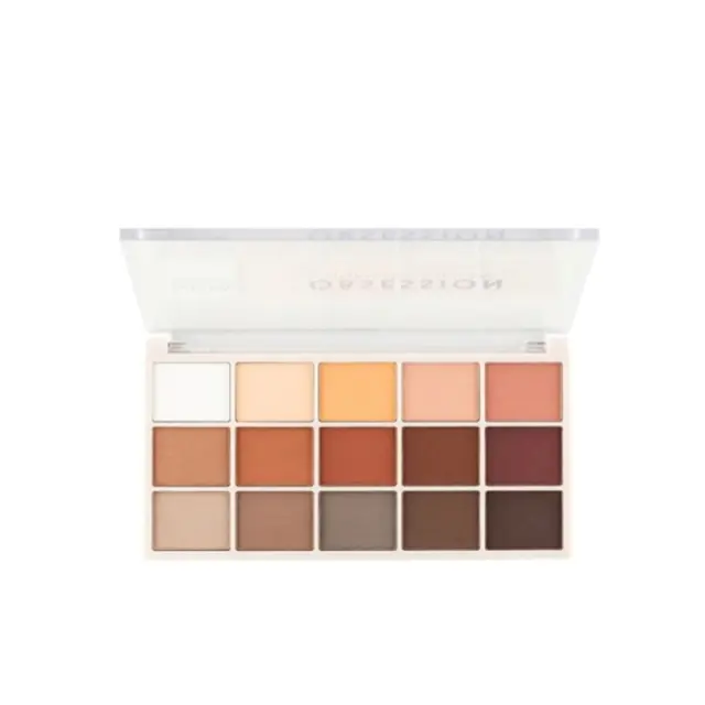 MUA Παλέτα με Σκιές Ματιών Matte σε Στερεή Μορφή Obsession 12gr 2