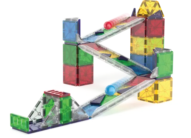 Magna-Tiles Μαγνητικά Πλακίδια Rail Racers Deluxe 90 Κομμάτια (3+ ετών) 251090RR 2