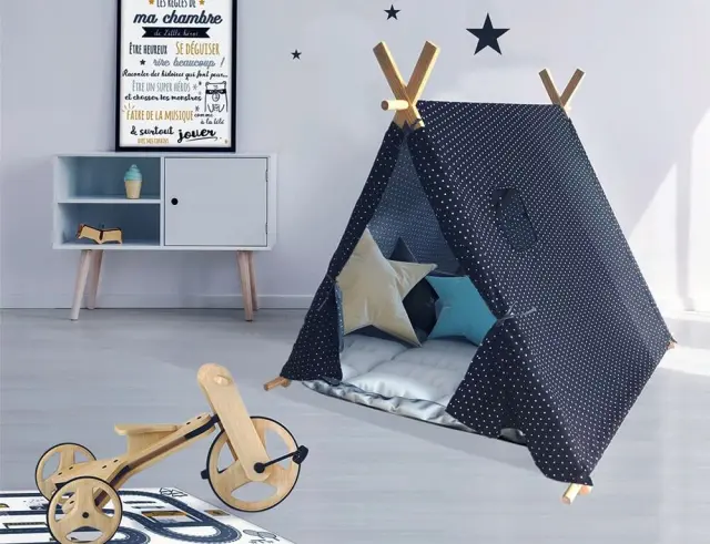 Παιδική Σκηνή Home Deco Kids με διαστάσεις 105x115x116cm - Blue RG9229