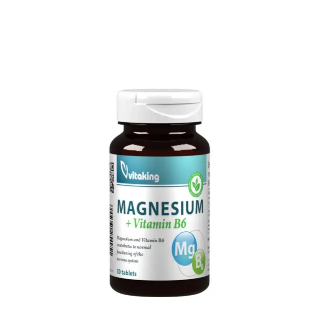 Vitaking Magnesium Citrate + B6 30 Tablets