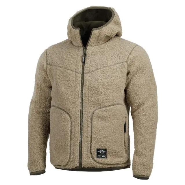 Pentagon Ianos Sherpa 2-IN-1 Reversible Fleece Jacket-Διπλής Όψης - 127 KHAKI/RAL7013