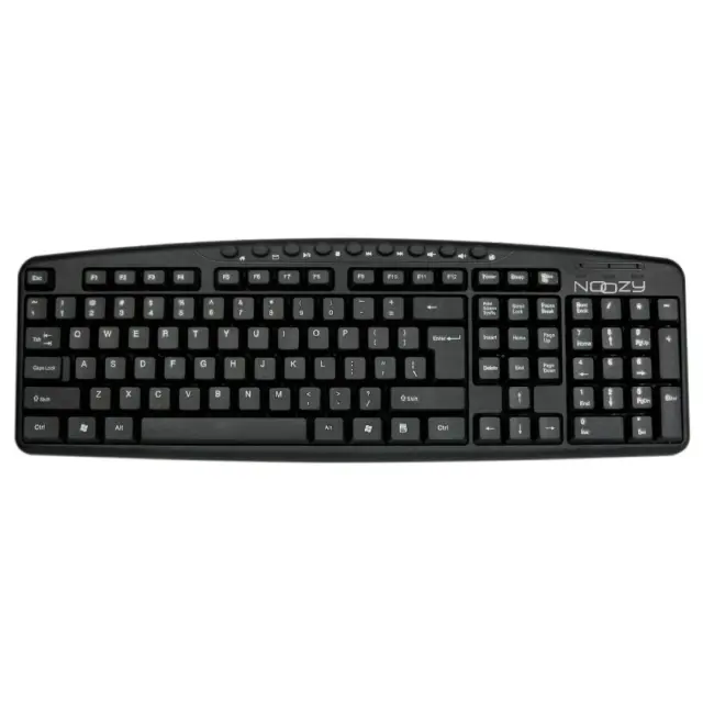 Πληκτρολόγιο Ενσύρματο Multimedia Noozy SK-10 USB με Ελληνικούς Χαρακτήρες και 9 Πλήκτρα Συντομεύσεων
