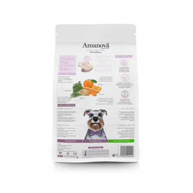Amanova Mature Fish Delicacy για Ηλικιωμένους Σκύλους με Λευκά Ψάρια 2kg 2