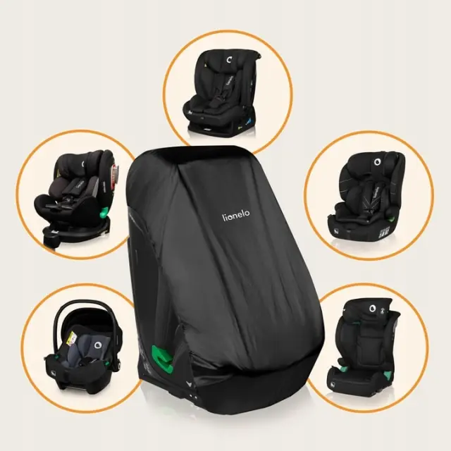 Lionelo Thermalcover Anti-UVA Κάλυμμα Καθίσματος Αυτοκινήτου UPF+50 Silver 3