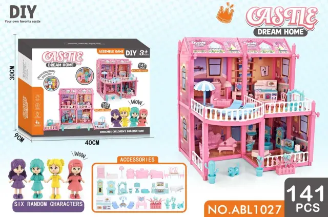 Κουκλόσπιτο DIY - Dream Home - ABL-1033 - 141pcs - 211226 2