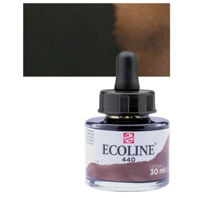 Μελάνι Talens Ecoline - 440 Sepia Deep - 30ml